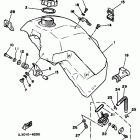 YZ 125 Топливный бак