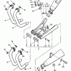 XJ 700 Выхлопная система
