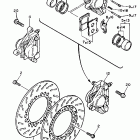 XV700CS Virago Передний тормозной суппорт