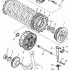 XT 600 Сцепление
