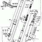YZ 490 Передняя вилка