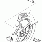 XV700CS Virago Переднее колесо