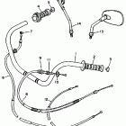 XV700CS Virago Троса