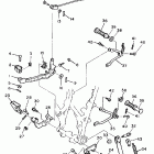 XT 600 Подножки
