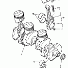 XJ 700 Коленчатый вал и Поршень