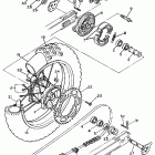 TT 600 Заднее колесо