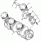 FZR 750 Коленвал,поршни