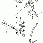 YZ 490 Главный тормозной цилиндр,передний