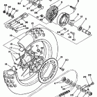 YZ 125 Заднее колесо