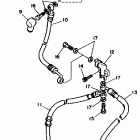 FZR 600 Главный тормозной цилиндр,передний