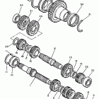 XJ 700 Трансмиссия