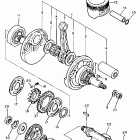 TT 600 Коленчатый вал и Поршень