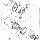 XV700CS Virago Стартер электрический