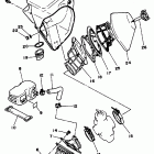 YZ 490 Воздухозаборник
