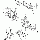 FZ 750 Подножки