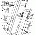 YZ 125 Передняя вилка