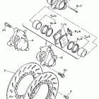 FZR 600 Front brake caliper fz600t - tc