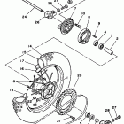 YZ 80 Заднее колесо