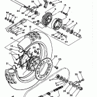 YZ 490 Заднее колесо
