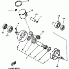 YZ 125 Коленчатый вал и Поршень