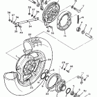 XV700CS Virago Заднее колесо