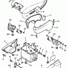 FZR 750 Side cover (california model only)