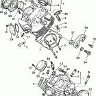 XV1100S/XV1100SC Головка цилиндра
