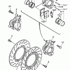 XV 700S Front brake  caliper