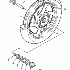 FZR 750 Переднее колесо
