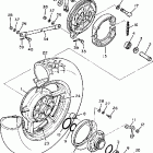 XV1100S/XV1100SC Заднее колесо