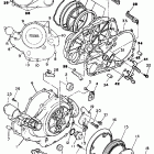 XV700CS Virago Крышка картера двигателя