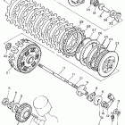 XV700CS Virago Сцепление