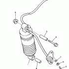 XVZ 1300 Амортизаторы задние