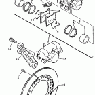 FZR 750 Задний суппорт тормозной