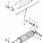 XT 350 Амортизаторы задние