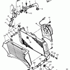 FZ 750 Radiator - hose
