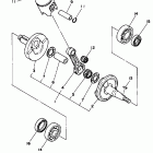 YZ 80 Коленчатый вал и Поршень