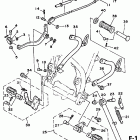 XT 350 Подножки