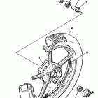 VIRAGO 700-XV700N Maxim Front wheel xv700n - nc