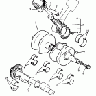 XV 1200D Коленчатый вал и Поршень