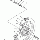 YZ 490 Переднее колесо