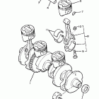 FJ1100L Коленчатый вал и Поршень