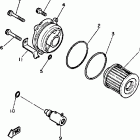 XV1000LC/XV1000L Маслянный фильтр