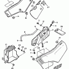 XT 600 Side cover oil tank xt600l - n