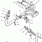 VIRAGO 700-XV700N Maxim Выхлопная система
