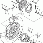 XV700L/XV700LC Заднее колесо 2