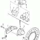 FJ 600 Задний суппорт тормозной