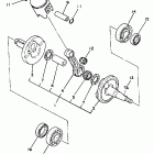 YZ 80 Коленчатый вал и Поршень