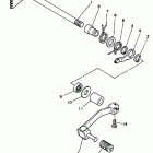 XT 350 Вал переключения