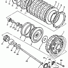 FJ1100L Сцепление